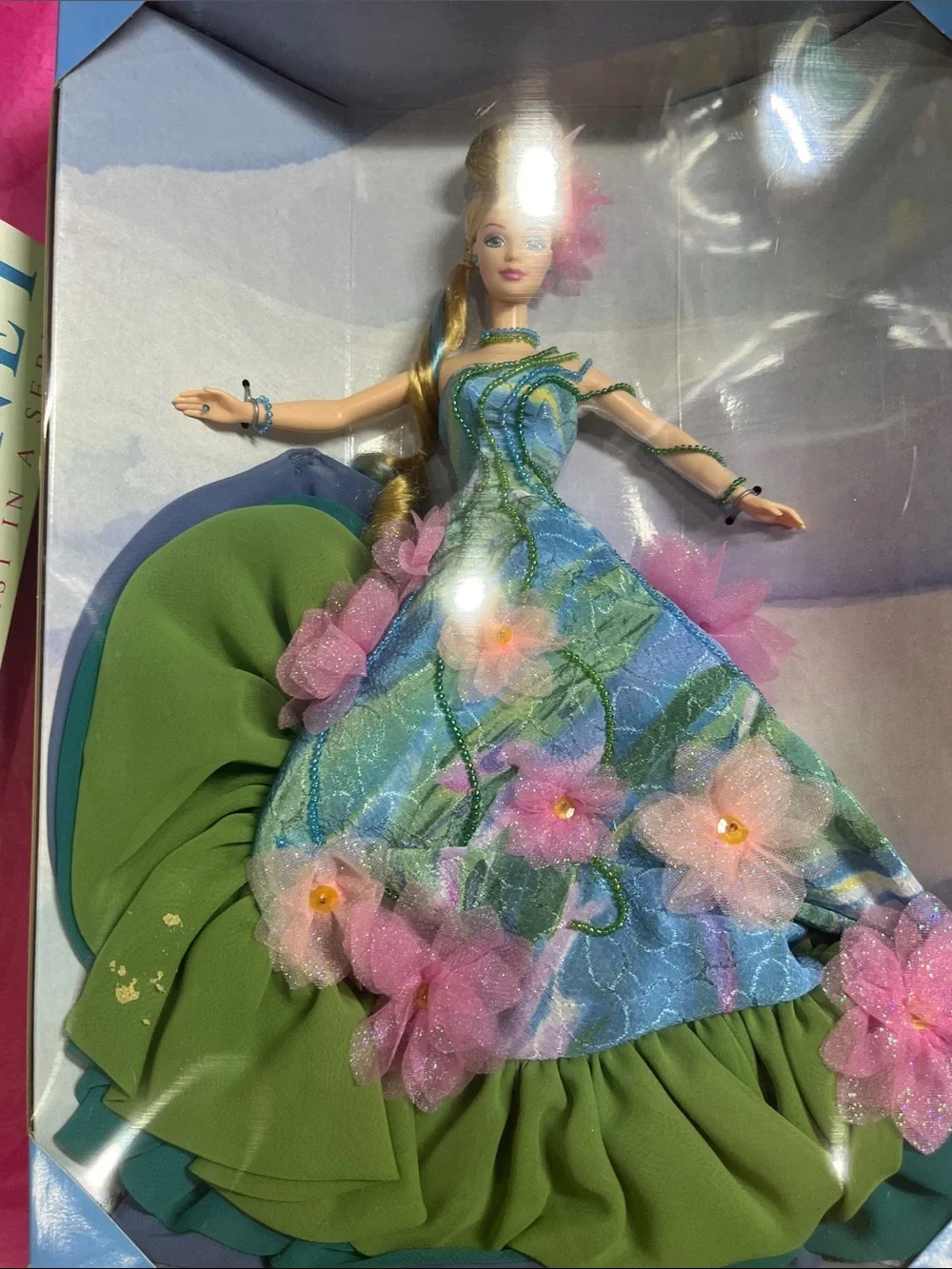 1997 Mattel Claude Monet Water Lily Barbie Limited Edition NRFB